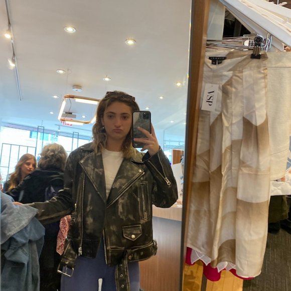 ACNE Studios leather jacket size 34 - Picture 2 of 3